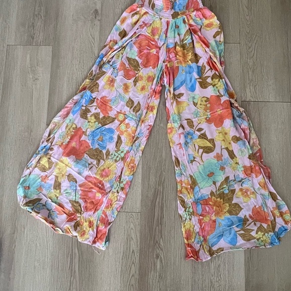 BILLABONG Floral wide leg beach pants Size Medium - Picture 8 of 13